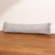 Empress Faux Fur Draught Excluder Grey -  92 x 23cm