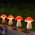 Smart Solar Decor Stake Light Fairy Mushroom - Set of 4