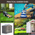 Metal Garden Shed with Double Doors 7x4ft - Grey