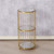 Gold Glass Shelf 55cm 3 Tier