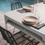 Cornilleau Play-Style Hyphen In & Outdoor Pool Table - Polar White with Mottled Light Grey Fabric & Accessories