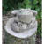 Border Stoneware Frog On Log