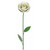 Mini Flower Stake - Rose White