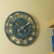 Newby Mechanical Wall Clock - Verdigris