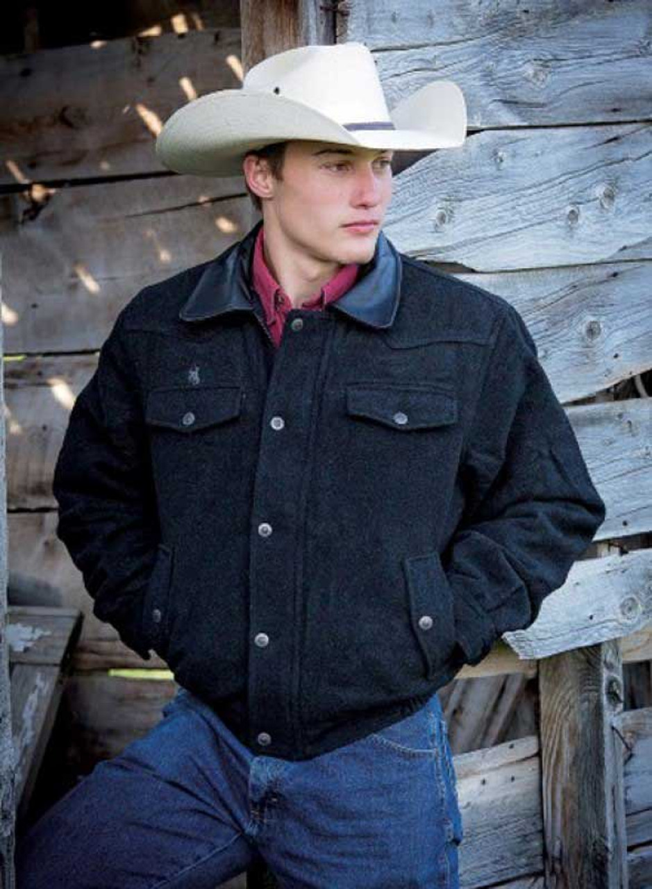 Wyoming Traders Jacket Wool Bomber Men 