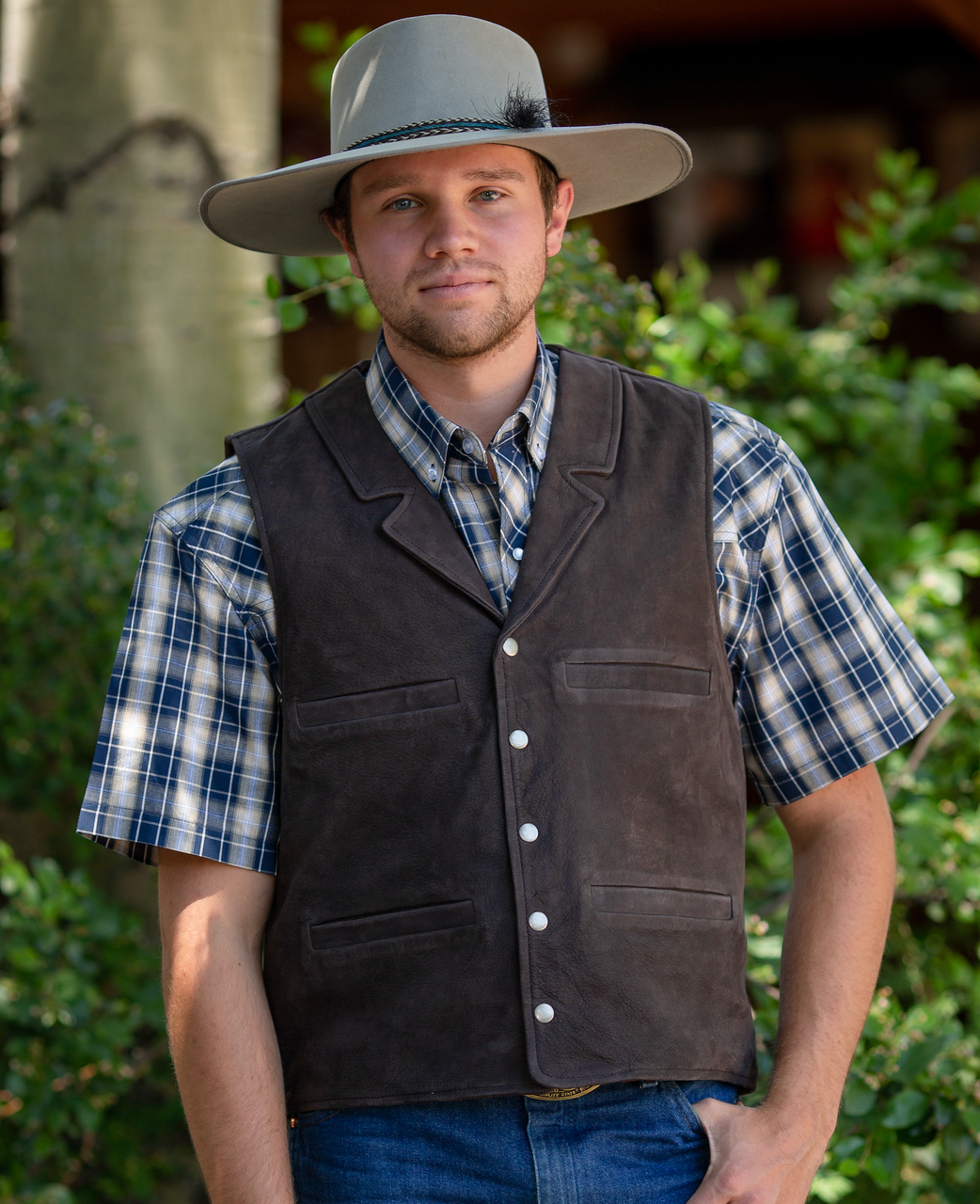 Wyoming Traders Buffalo Leather Vest | Buy Wyoming Traders Buffalo