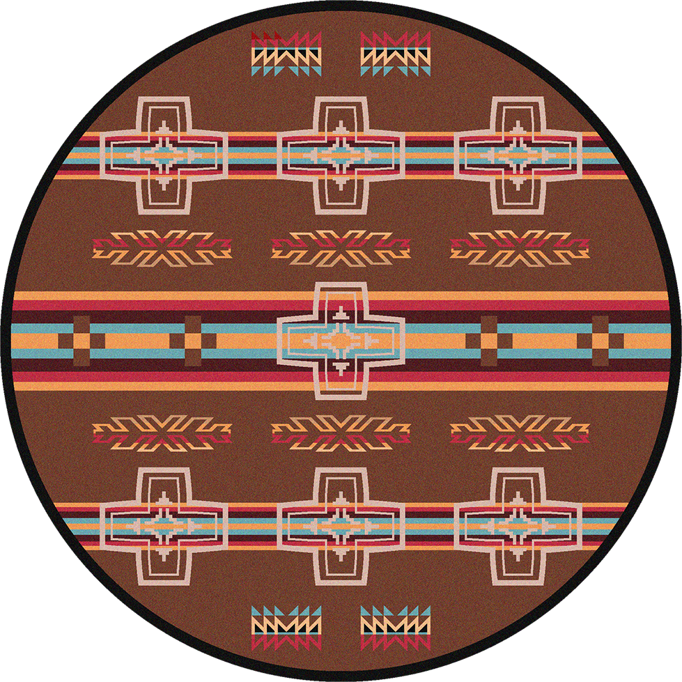 Canyon Rug Canyon Cross - Sunset Rug | Buy American Dakota Canyon Cross Western Rug