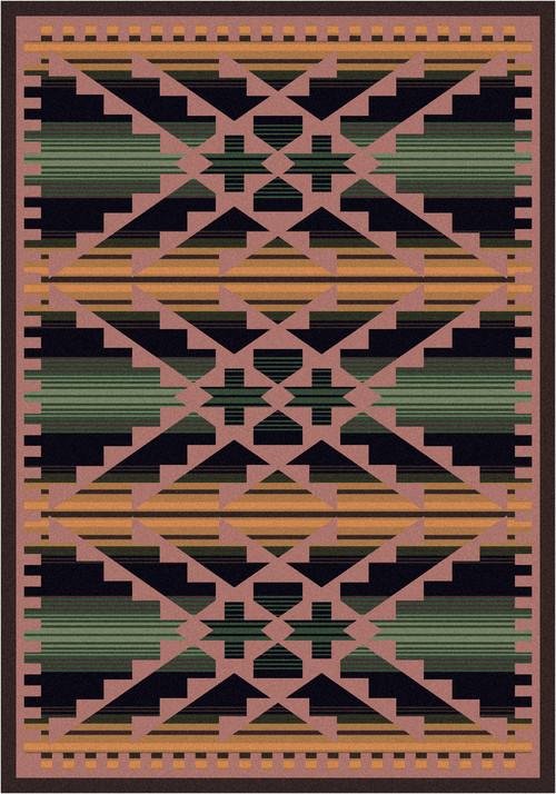 Saddle Blanket Periwinkle Rug Buy American Dakota Saddle Blanket Western Rug