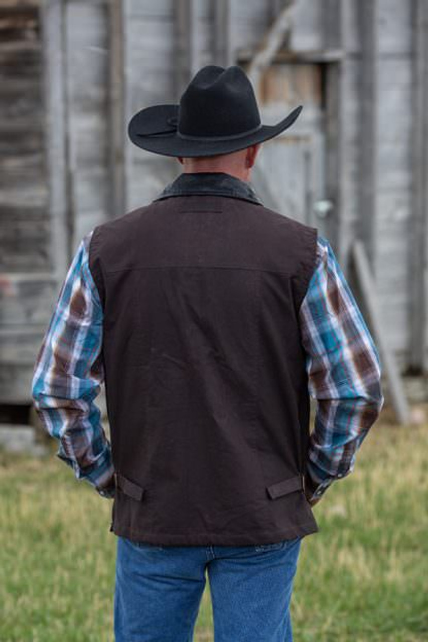 Wyoming Traders Oilskin Conceal Carry Vest | Buy Wyoming Traders ...