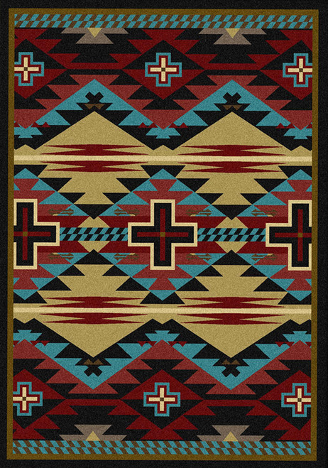 Rustic Cross - Blue - 5'x8' Rustic Cross - Blue - 5'x8'