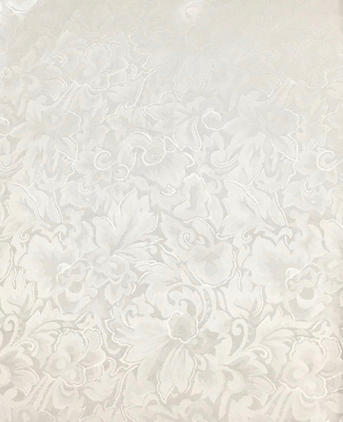 Wild Rag Silk Scarf Jacquard White