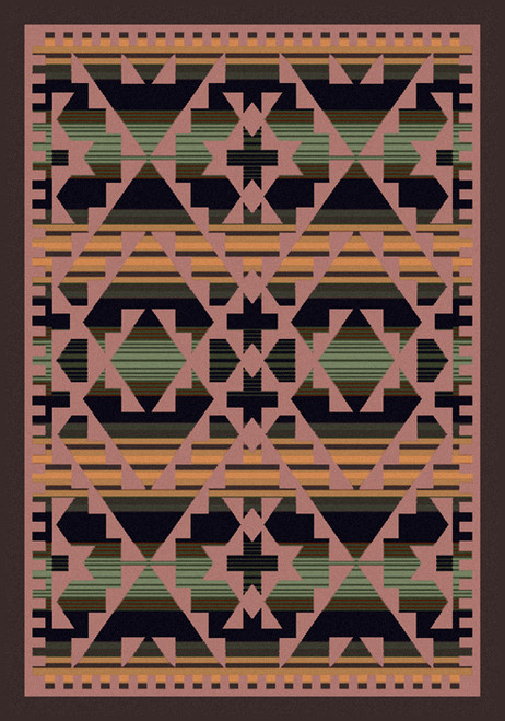 Saddle Blanket - Periwinkle (3x4) Saddle Blanket - Periwinkle (3x4)