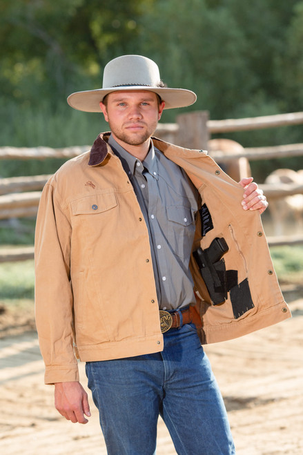 Women's Calamity Concealed Carry Vest in Cranberry by Wyoming Traders