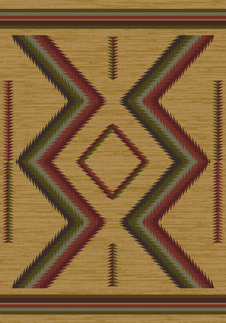 American Dakota Rug - Hour Glass - Fall