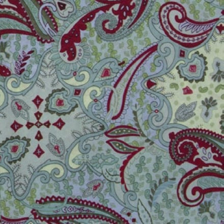 Paisley Mint Madness Silk Scarf 