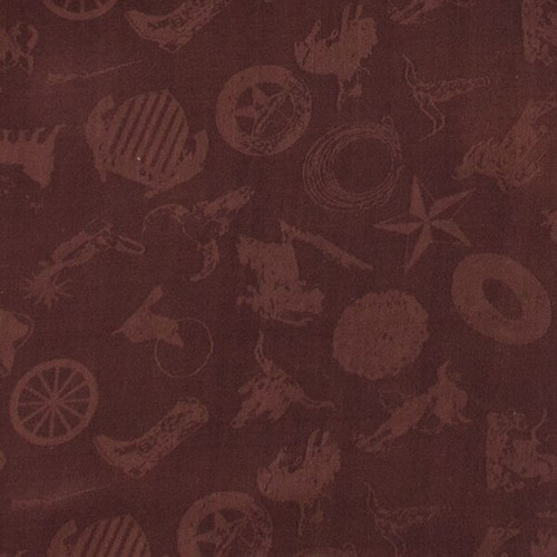 Cowboy Logo Chocolate Scarf