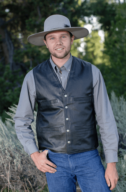 Wyoming Traders Oxford Western Shirt (With Pearl Snaps)