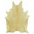 Natural Cowhide Rug - Solid Beige