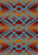 American Dakota Sacred Trail Red Burst rug with turquoise steps, rust-red geometry and small dark diamonds