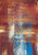 American Dakota South Beach Spice rug with distressed orange, rust, cream and blue-gray abstract blocks