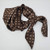 Charmeuse 3/8″ Tan Dot on Chocolate Charmeuse 3/8″ Tan Dot on Chocolate