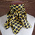 Charmeuse 1″ Black Dot on Yellow Wild Rag