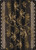 American Dakota Buffalo Rising True Earth rug by Willow Kipp with gold-toned buffalo imagery and patterned bands on dark earthy tones
