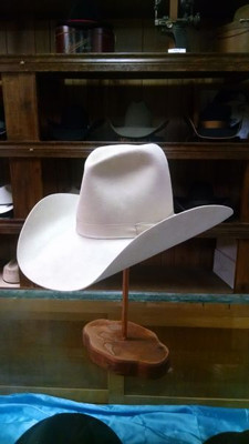 AzTex Fancy Quigley Western Hat: Choc/whiskey, 7 3/4