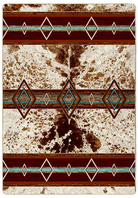 American Dakota Western Nova Cowhide Rug - Rancher, 3' x 4