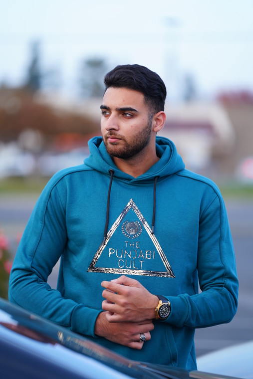 HOODIE PUNJABI CULT TEAL