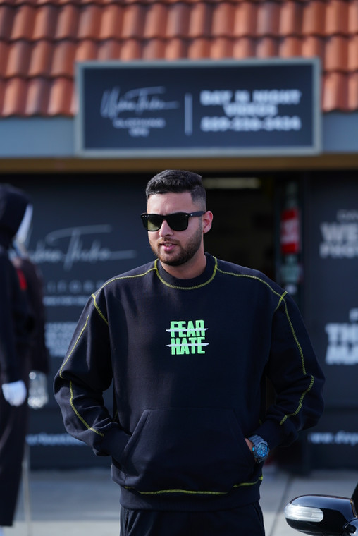 Fear Hate Sweatshirt Black