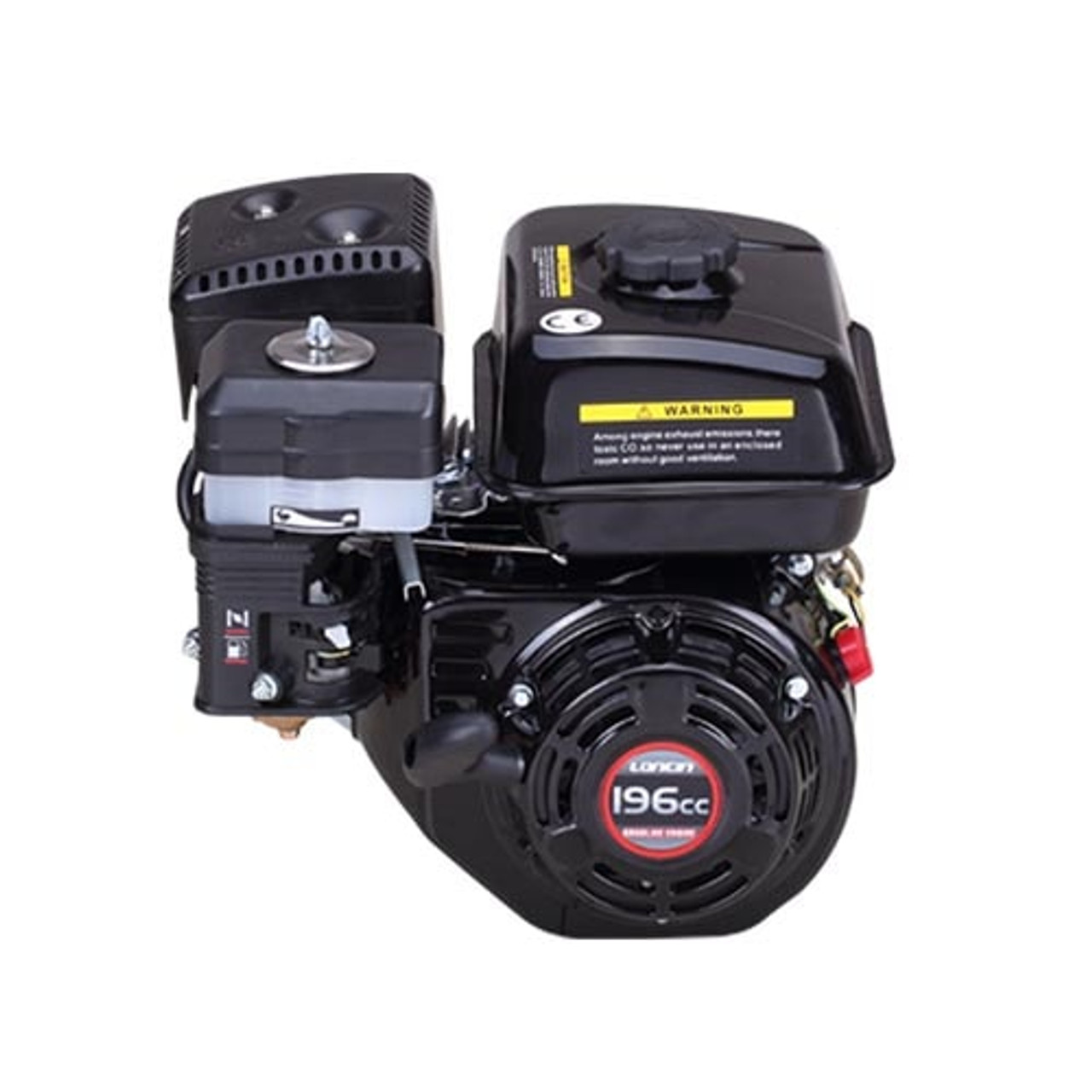 Loncin G200F - 6.5 hp Engine w/ Horizontal Crankshaft