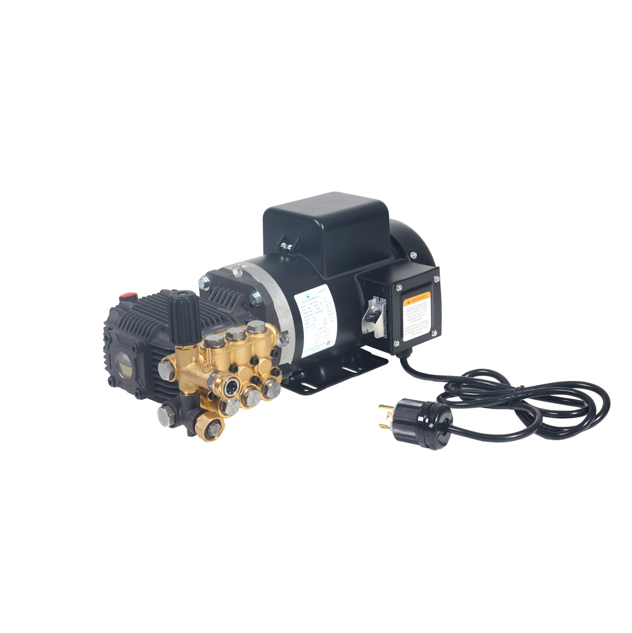 Canpump Electric Pressure Washer: 5 hp Full-Speed Motor 240 V, Triplex Pump