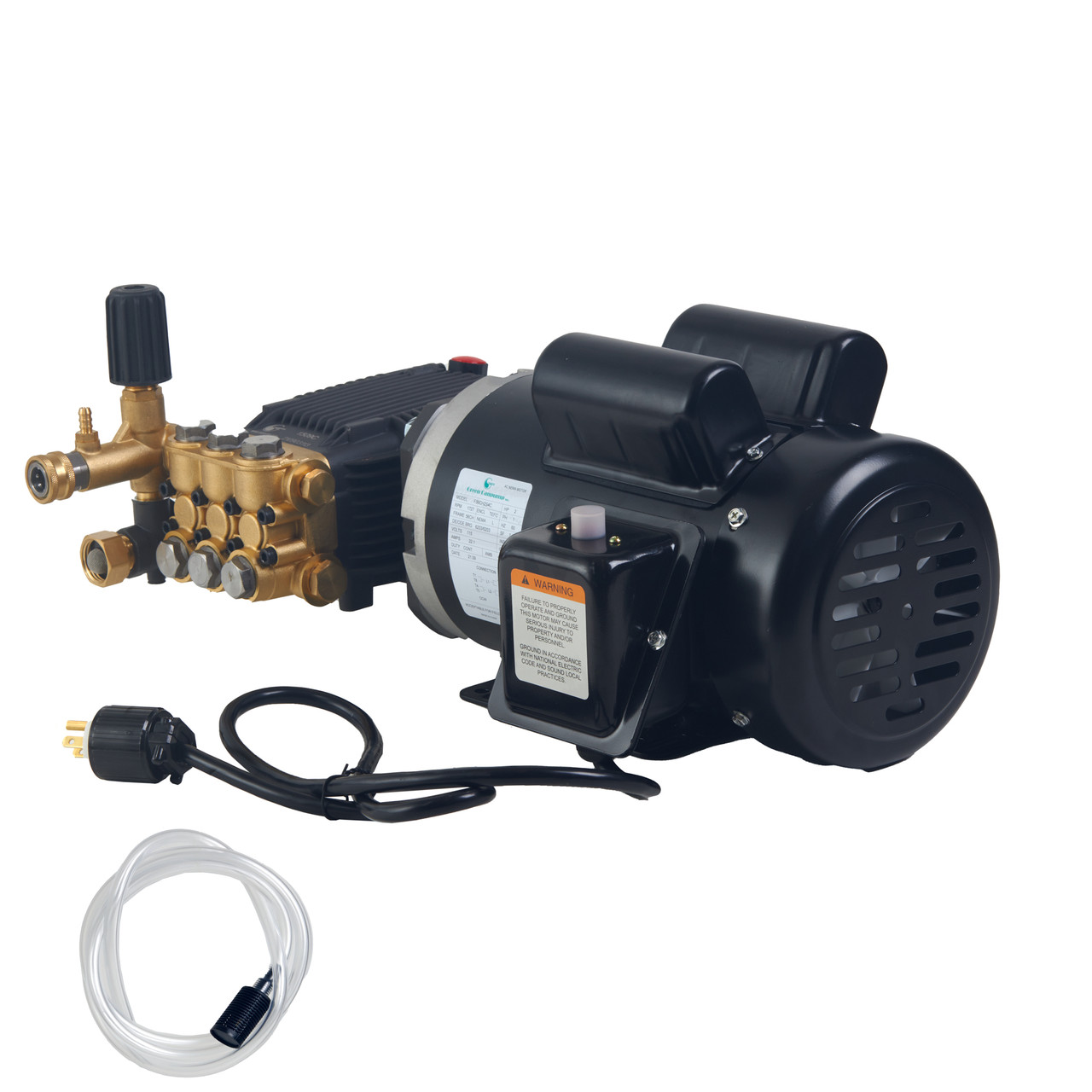 Canpump Electric Pressure Washer 2 hp Motor 115 V, Triplex Pump