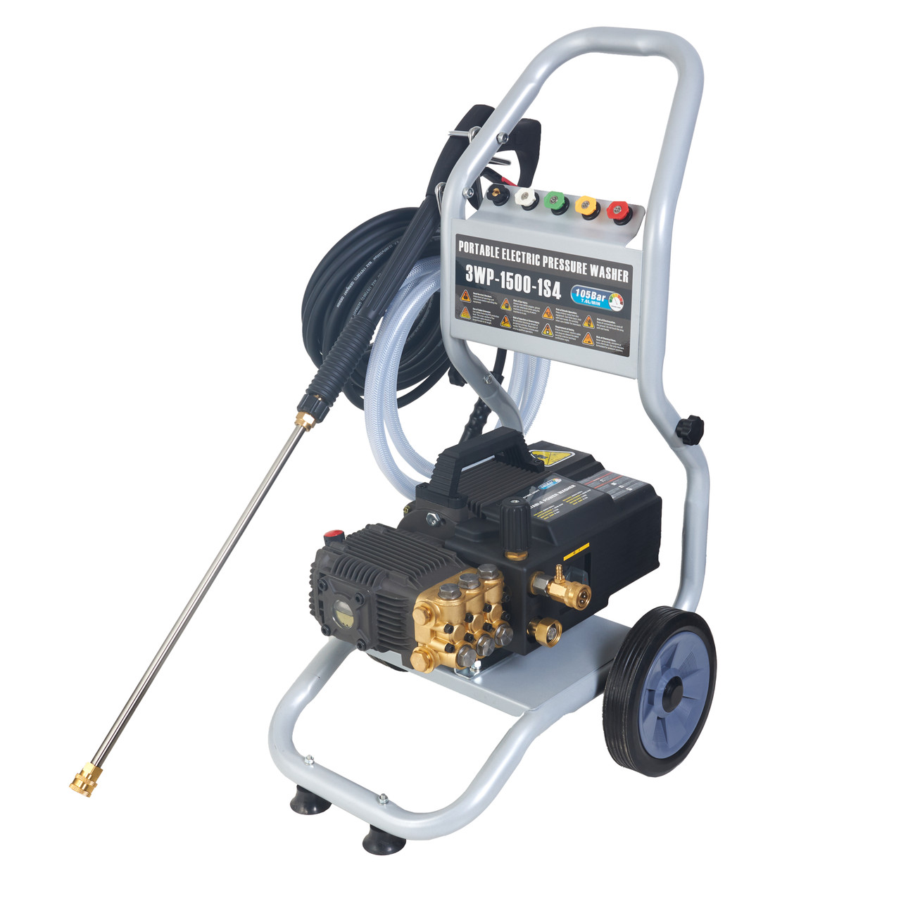 Canpump Wall-Mount Pressure Washer: 2 HP Motor 115 V, Auto Start-Stop