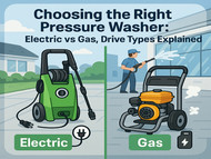 Which Pressure Washer Is Best for You? Electric vs. Gas, Direct Drive vs. Belt Drive vs. Gearbox