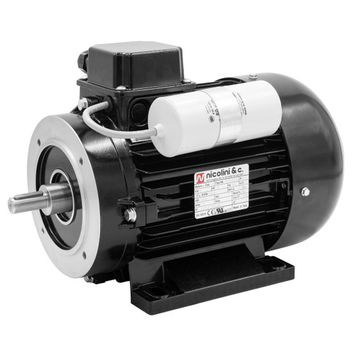 Nicolini Electric Motor - 4 hp Single-Phase 240 V, 5/8-inch Shaft