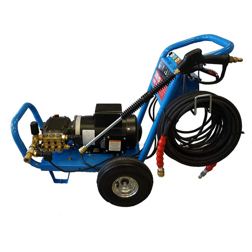 Canpump Wall-Mount Pressure Washer: 5 HP Half-Speed Motor 230 V, Auto Start-Stop