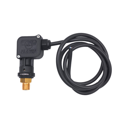 P.A. PR5: 1/4-in M Brass Pressure Switch, 3650 psi, Black