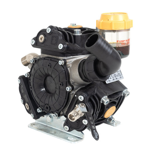Bertolini PPS 550: Polypropylene Diaphragm Soft Wash Pump, 500 psi @ 13 US gpm, Chemical-Resistant