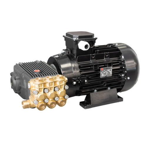 Canpump Electric Pressure Washer: 15 hp Nicolini Motor 240/480 V, Canpump Triplex Pump