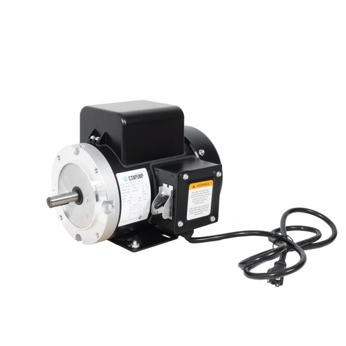 Canpump Electric Motor - 1 hp Single-Phase 120 V, NEMA 56C 5/8-inch Shaft