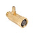 3/4-in Garden Hose to 1/2-in Male NPT Inline Water Filter - Brass Housing, Bypass Port
