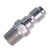 3/8-in Male NPT to 3/8-in Quick-Connect Plug Plated Steel Adapter