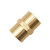 3/8-in Female NPT Brass Coupling