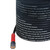 5/16-in Hot Water Wire-Braided Black Hose, 4500 psi, M22 Connector