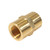 1/4-in Female NPT Brass Coupling