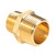 3/4-in Male NPT to 1/2-in Male NPT Brass Coupling