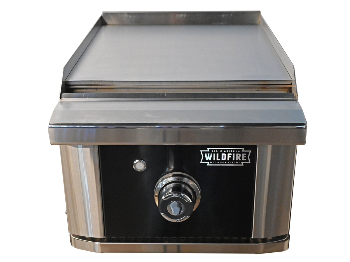 Wildfire Ranch Pro 15" Black Stainless Steel Side Griddle | Mod Living Spaces