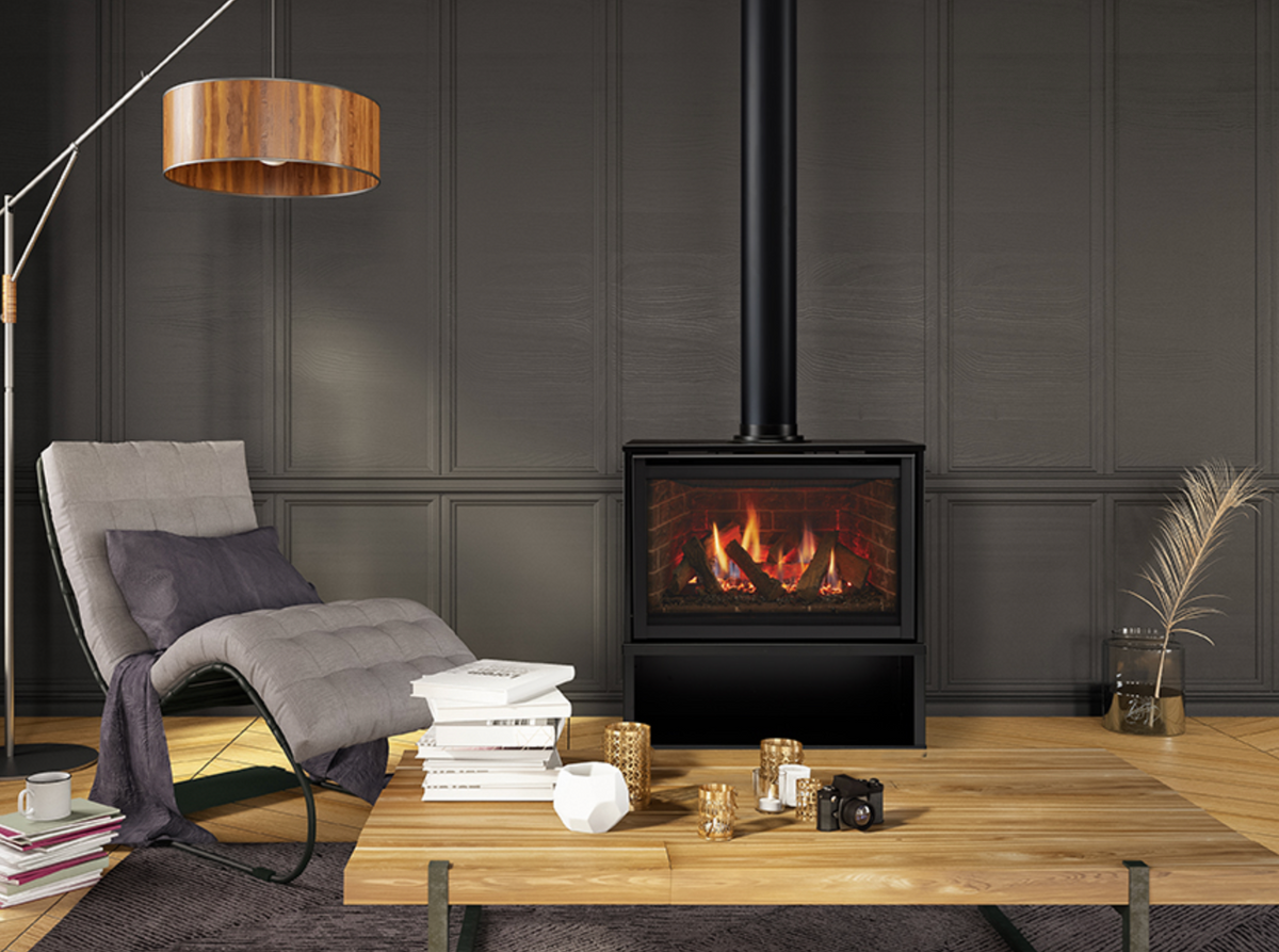 Majestic Ruby 30" Freestanding Gas Direct Vent Fireplace